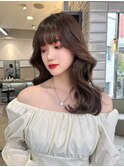 【lilley 稲永麻衣】顔周りカット+天神韓国ヘア