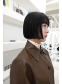 ショートカット/ボブ/マッシュショート/黒髪ボブ