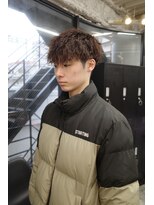 スレイ 西宮(SLAY)&nbsp;波巻きハイライトアップバングツーブロックマッシュ