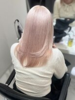 ランテルディ 渋谷(LANTERDIT)&nbsp;シルバーカラー　ハイトーン　ケアブリーチ　ストレート　艶感