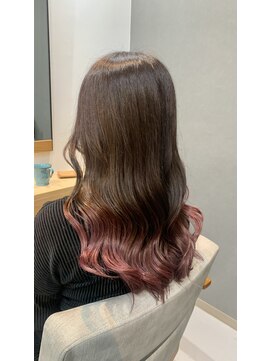 ドットエフ(.f) ピンクグラデーション