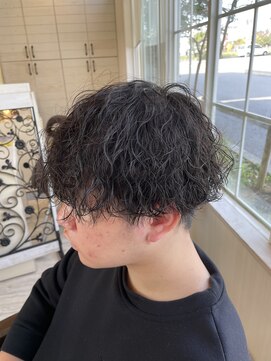 クレン 真嘉比店(Cre'ne) メンズパーマカット波巻パーマ