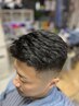 【新規】平日限定！アイロンパーマ￥10000 眉・顔剃り付き＜理容室＞