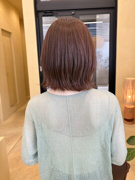 スニュウ(snuw) 【snuw_hotaru】透明感カラーミルクティカラーラベンダーボブ