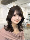 韓国風くびれヘア カット＋カラー＋トリートメント【9900円】
