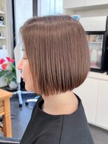 エムプラス 二子玉川(Mplus)&nbsp;【40代50代】イルミナで脱白髪染めぱっつんボブ A Mplusミズイデ