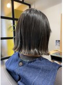 切りっぱなしボブ