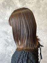 ザ ラブズ ラフズ ヘアー 本店(the loves laughs hair)&nbsp;アッシュブラウン/外はねボブ/ロブ/ニュアンスカラー