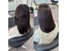 【うるツヤカラー革命♪】髪質改善カラー＋カット＋TR　11000円
