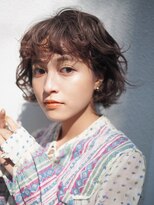 シュリット(schritt) ボブ前髪ありボブパーマゆるめパーママッシュショート渋谷エジリ