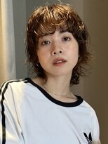 ノラギンザユー(NORA GINZA/U)&nbsp;くせ毛風ショートパーマ海外風レイヤーパーマ