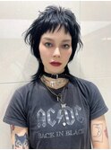 ウルフモードイメチェンレイヤーカットシャギーワイドバング