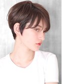 ショート・ボブ/丸顔/前髪あり/絶壁解消/30代/40代/50代/くびれ