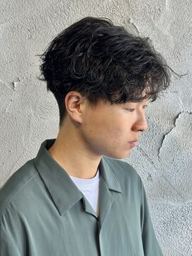 ニアウ 高崎店(Niau) センターパート波巻きスパイラルパーマ波巻きパーマ群馬高崎眉毛