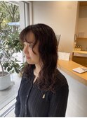 自然乾燥で決まるウェーブパーマ