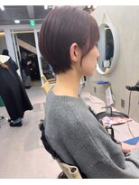 アエル(AELU)&nbsp;ショート×ほんのりピンクカラー