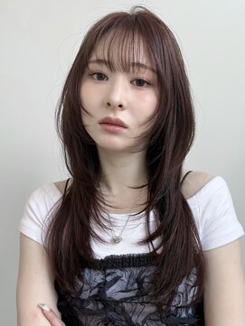 ロンドアンメゾン 原宿(Lond un Maison.) チャコール/オリーブグレー/レイヤーカット小顔顔周り韓国原宿