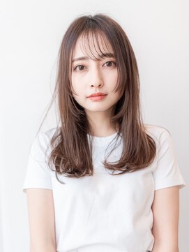 ドリップ バイ ハバナ 原宿(driP. by HAVANA) 大人可愛い小顔ミディアムレイヤーカット/バング/髪質改善カラー