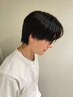 《8月限定》メンズカット+縮毛矯正+潤ツヤ水トリートメント/￥14999