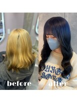 ガルボヘアー 心斎橋店(garbohair)&nbsp;心斎橋×ルーツカラー×エクステ