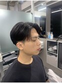 毛流れセンターパート
