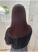  ブリーチなしカラー／髪質改善/ミルクティーベージュ/小顔へア