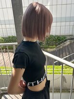 ヘアーブレイス(hair brace)&nbsp;切りっぱなし×柔らかベージュ【菅野竜矢】