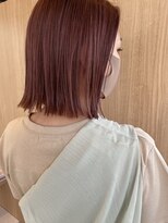 カイノ 鹿児島センテラス天文館店(KAINO)&nbsp;ピンクベージュ×ミディアムボブ