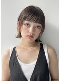 顔まわりレイヤー外ハネボブ