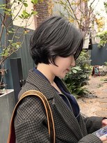 サン 白金台(SUN)&nbsp;ニュアンスパーマの大人ショートボブ30代40代白金目黒