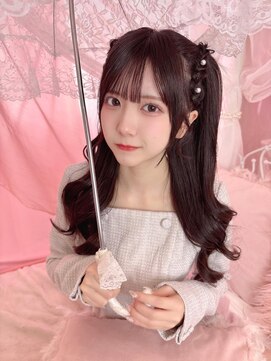 リルミー(Lilme) 橋本菜々子ちゃん編み上げハーフツイン＊まゆ/小顔/大須 栄