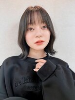 サンドイエナ 横浜店(sand yena)&nbsp;くびレイヤーボブルフネビージュ小顔ワンレンこなれミディ