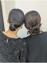 プティクローシェ バイ クオーレ(petite cloche by CUORE) カチモリ 結婚式ヘア 参列ヘア