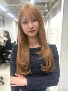 ロイオブジゼル(roi of GiseL) ブリーチ ダブルカラー ハイトーン ブラウン ベージュ 10代20代