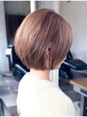 20代30代40代50代ナチュラル大人可愛いレイヤーショートボブ