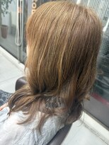 アルファタッチ 静岡店(alpha touch)&nbsp;白髪ぼかしハイライト×オリーブベージュ