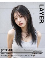 グリット ヘアープラス(grit.HAIR|+)&nbsp;【grit.】レイヤー/ハッシュカット/フェイスフレーミング2/郡山