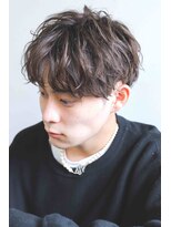 グリット(GRIT)&nbsp;透明感アッシュベージュ×波巻きニュアンスパーマ
