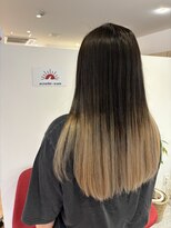 アズールサン 草加西口店(azule-sun) グラデーションカラー,ミルキーベージュ,ホワイトベージュ/草加