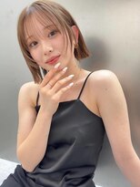 ソヨン 岡崎店(SOYON)&nbsp;大人っぽ切りっぱなしボブと顔周りレイヤー