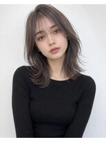 ゴロクヘアー(56 hair)&nbsp;グレージュミディアムレイヤー【56hair戸越銀座】