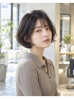 チャチャブラン アミー(cha-cha Blanc Amie)&nbsp;黒髪フレンチボブ×エアリーバング