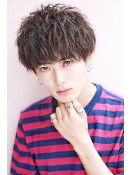 リップスヘアー 銀座(LIPPS hair) テクノザイドパートショートクラウドマッシュ