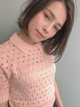 ポテト(potato) 透明感カラー × ニュアンスボブ