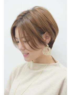 ロンド パルティール 大宮(Lond partir) 【石田勇士郎】黒髪毛先パーマ横顔美人ショート