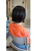 【大人可愛い】切りっぱなし人気小顔コンパクトボブ