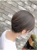 短め丸みボブ×耳掛け