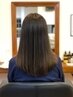 【ナチュラルなストレートヘアへ♪】カット＋アイロンストレート