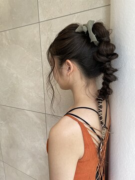 スペイディック 大阪梅田店(SPADIC) ふわふわ可愛いアレンジヘア