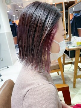 バブ バイネオリーブ(Bab by neolive) インナーカラー☆さくらピンク